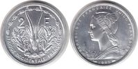 Französische Kolonien 2 Francs Westafrika 2 Francs 1955
