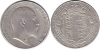 Grossbritannien Halfcrown Edward VII. Halfcrown 1904 Image