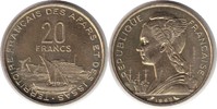 Französische Kolonien Probe 20 Francs Afars & Issas Probe 20 Francs 1968