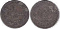 Finnland 2 Markkaa Alexander II. von Russland 1855-1881
