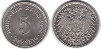 Kaiserreich 5 Pfennig F