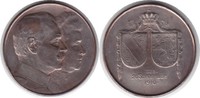 Baden-Durlach versilberte Medaille 1910 Friedrich II. 1907-1918 A.d. Silberhochzeit des Fürstenpaares vorzüglich +