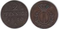 Brandenburg - Preussen 2 Pfennig Friedrich Wilhelm III. (1797-1840) A -
