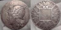 Frankreich Versilberte Bronzemedaille# Gloria Victrix. -