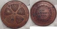 Frankreich Kupfermedaille Flecken.Societe Industrielle d´Amiens. -