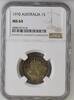 Australien Shilling Schöne Patina. -