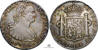 PERU SILVER-8-REALES 1796-LIMAE-IJ 71224-2 VF+ 180,00 EUR  zzgl. 22,00 EUR Versand