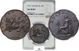 Greece, Ionian Islands 2-OBOL-COPPER 1819 7225-4 NGC-AU58BN 520,00 EUR  zzgl. 22,00 EUR Versand