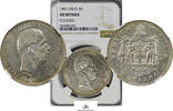 Greece, Crete 7225-11 SILVER-5-DRACHMAI 1901 NGC-AU-DETAILS
