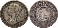 GREAT-BRITAIN SILVER-HALF-CROWN-VICTORIA 1899 21225 F/VF 40,00 EUR  zzgl. 22,00 EUR Versand