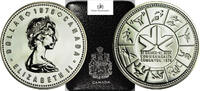 Canada SILVER-DOLLAR KM-121 -