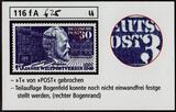 Bundesrepublik 30 Pfg. 1949 116 II - H.v.Stephan Weltpostverein mit Plattenfehler 