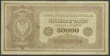 Polen 50.000 Marek 1922 Pi. 33 Inflation III