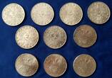 Österreich 10x 2 öS 1928-37 Austria Komplettsatz aller 2 öS Sondermünzen vz