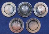 Bundesrepublik Deutschland 5x 5 Euro 2019 