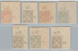 Deutsches Reich 5 - 300 Pfg 1924 344-50 Flugpost 