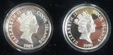 Cook Islands 12x 50 Dollars 1989/90 500 Jahre Amerika div. Persönlichkeiten und Entdecker PP