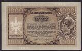 Deutsches Reich 1000 Lire 1944 Laibach Geldanweisung I/II