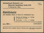 Deutsches Reich 6-25 Pfg 1939 686-88 Int. Automobil- und Motorradausstellung Berlin auf Erttags-Sonderkarte SST/Gedenkblatt
