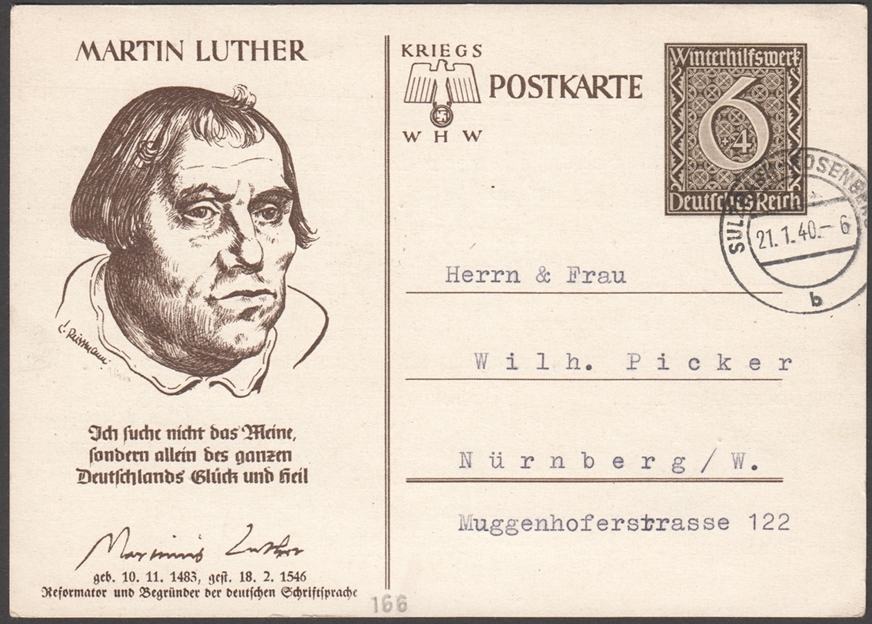 1940 Deutschland Geburtstags Brief 2111940 Gestempeltbrief Ma Shops
