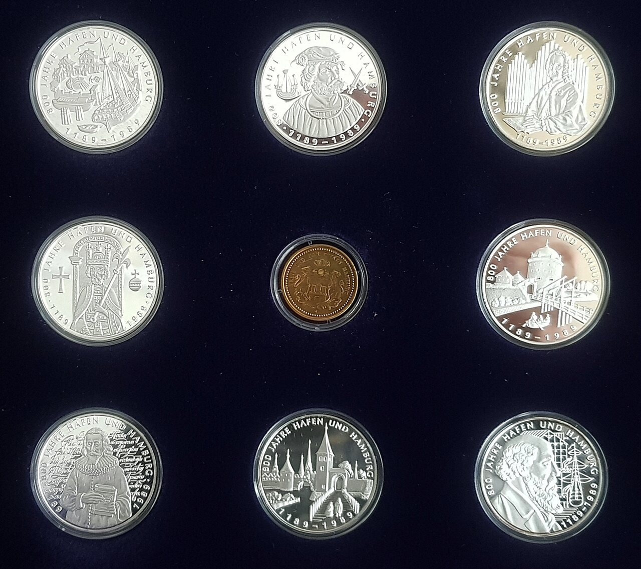 Bundesrepublik Deutschland 1989 '800 Jahre Hamburg und Hafen' Sammlung