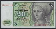 Deutschland 20 DM Elsbeth Tucher, Serie GE bankfrisch/kassenfrisch -
