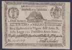 Italien - 1. Röm. Republik 1 1/2 Paoli Prima Republica Romana, Assignat der Monte di Pieta dell Anno 7 -