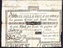 200 Scudi 1788 Kirchenstaat / Vatikan Italien States, S. Monte della Pieta di Roma, rare! Vatican F/VF