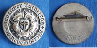 Deutsches Reich 'Deutscher Luthertag' 10. November 1933 'Lutherrose' an Nadel -