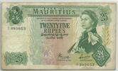 Mauritius 25 Rupees Queen Elizabeth II. -