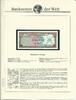 Muskat & Oman 100 Baiza Erste Banknote des Oman auf Albumblatt -