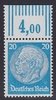 Deutsches Reich 20 Pfg. Hindenburg mit Wz. Waffeln -