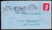 Deutsches Reich PLGZ-Stempel (10) Halle vom 1.2.45 auf Bedarfsbrief -