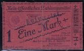 Deutsches Reich 1 Mk. Bad Colberg Offizier-Gefangenenlager Serie H -
