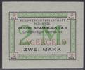 Deutsches Reich 2 Mk. Herne, Bergwerksgesellschaft Hibernia Zeche Shamrock I & II Gefangenenlager VII -
