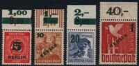 Berlin 5 Pfg. - 1 DM 1949 Grünaufdruck mit Oberrand, geprüft Schlegel po... 195,00 EUR  zzgl. 4,00 EUR Versand