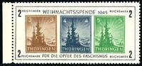 Sowjetische Besatzungszone 2 RM 1945 Th&uuml;ringen 'Kleiner Weihnachtsblock'... 320,00 EUR140,00 EUR  zzgl. 4,00 EUR Versand