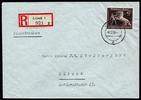 Deutsches Reich 42 Pfg. 699 Braunes Band Einzelfrankatur auf R-Brief -