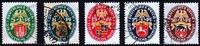 Deutsches Reich 5-50 Pfg. 425-29 Nothilfe Landeswappen (III) -