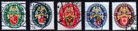 Deutsches Reich 5-50 Pfg. 430-34 Nothilfe Landeswappen (IV) -