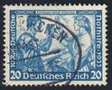 Deutsches Reich 20 Pf. 505 B - Nothilfe Wagner 'Tristan und Isolde' in B-Zähnung, geprüft! -