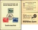 Deutsches Reich 6-25 Pfg 686-88 Int. Automobil- und Motorradausstellung Berlin auf 2 Ersttag-Sonderkarten -