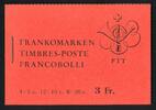Schweiz 'Postgeschichtliche Motive' Markenheft zu 3 Fr.mit Werbung Lyons Tee etc. -