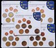 Bundesrepublik Deutschland 5x 5,88 € Offizieller KMS-Satz aller 5 Prägestätten mit 2 € Gedenkmünze 'Hamburg' -