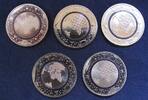 Bundesrepublik Deutschland 5x 5 Euro 'Planet Erde' kompl. Prägestättensatz -