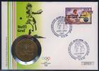 Niue 5 $ 'Steffi Graf' 2 Numisbriefe zur Olympiade Seoul 1988 -
