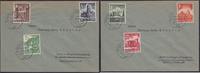 Deutsches Reich 3 - 40 Pfg. 751-59 WHW Bauwerke auf FDC -