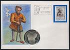 Schweiz 20 sFr. Numisbrief auf den '500 Geb. Paracelsus' mit Silber-Gedenkmünze -