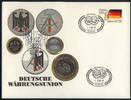 Deutschland/Frankreich 1 DM/1 Mk. großformatiger Numisbrief auf die 'Deutsche Währungsunion' -