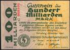 Deutsches Reich 100 Mrd. 'Siemens-Schuckert'-Werke -